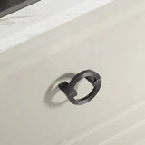 Okrągły Uchwyt Meblowy – Powłoka Cynkowa | 64–256 mm Rozstaw Otworów | Nowy Styl Chiński