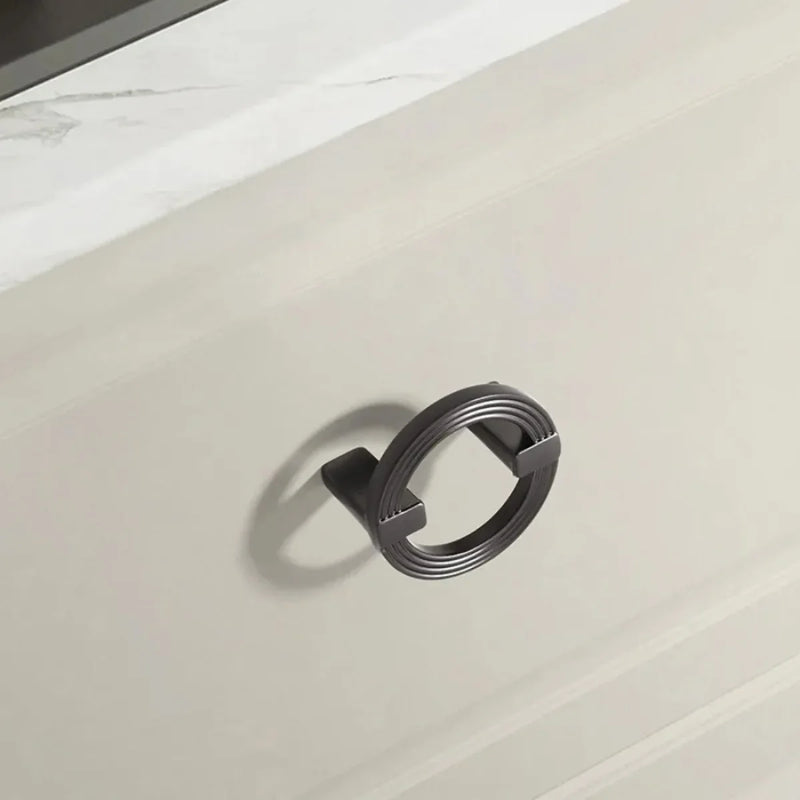 Okrągły Uchwyt Meblowy – Powłoka Cynkowa | 64–256 mm Rozstaw Otworów | Nowy Styl Chiński