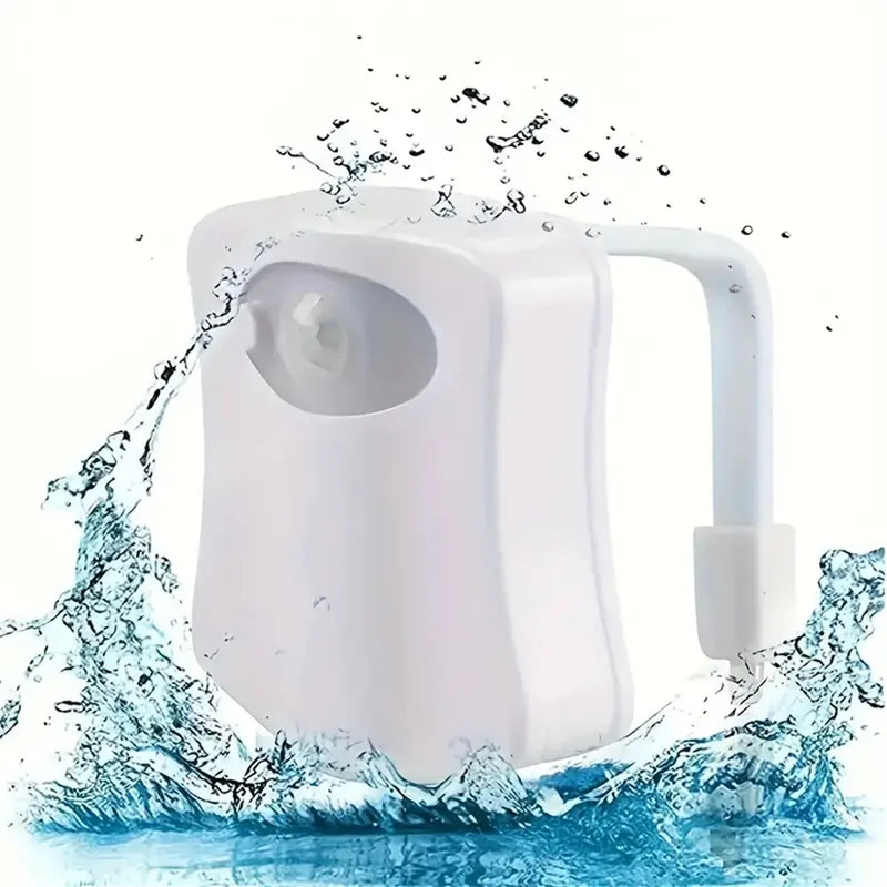 LumiSense Toaletowa Lampka Nocna – Bezprzewodowy Czujnik Ruchu z Oświetleniem RGB 8/16 Kolorów