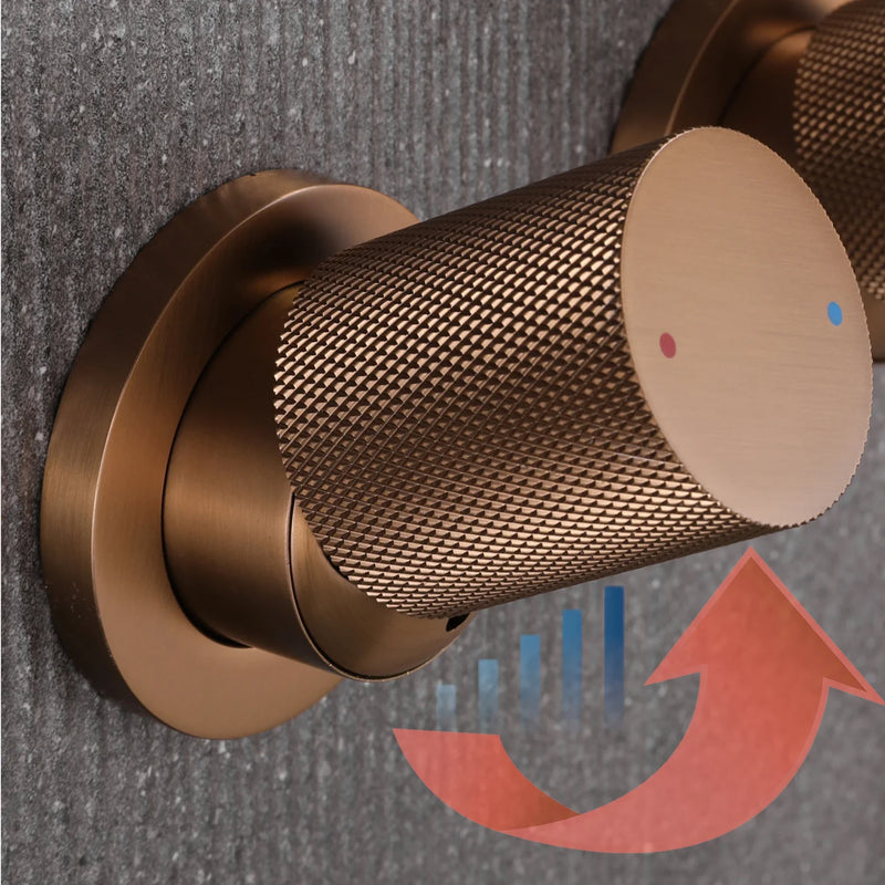 RainLux Wbudowywany Panel Prysznicowy