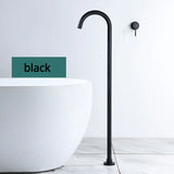 Wolnostojący bateria wannowa – jeden uchwyt | ciepła i zimna woda | montaż podłogowy | różne kolory