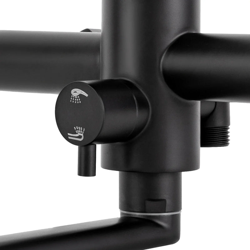 AquaFlex Kran ścienny z wylewką boczną – 360° Obrotu