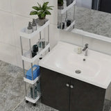 SlimSlide - Wielofunkcyjny Wózek na Kółkach z 4 Półkami