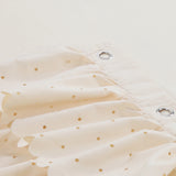 BohoChic Zasłona prysznicowa – Beż/Stare Kość Słoniowa