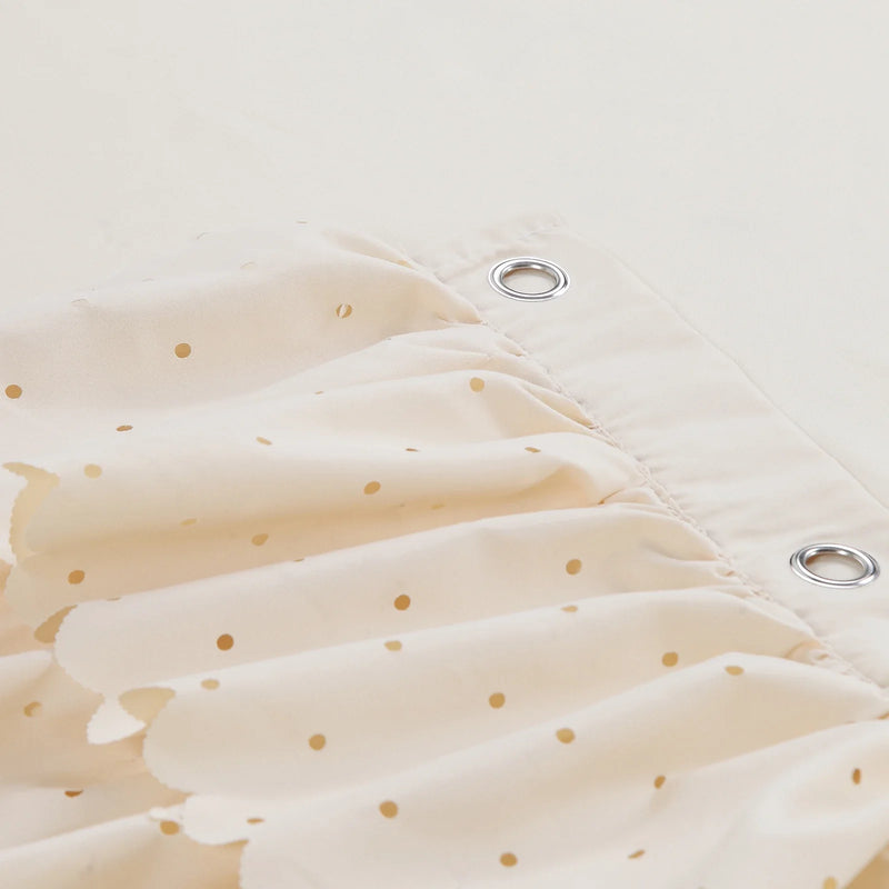 BohoChic Zasłona prysznicowa – Beż/Stare Kość Słoniowa