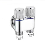 DualFlow Pro – Zawór Kątowy 2-w-1 G1/2 do WC i Pralki
