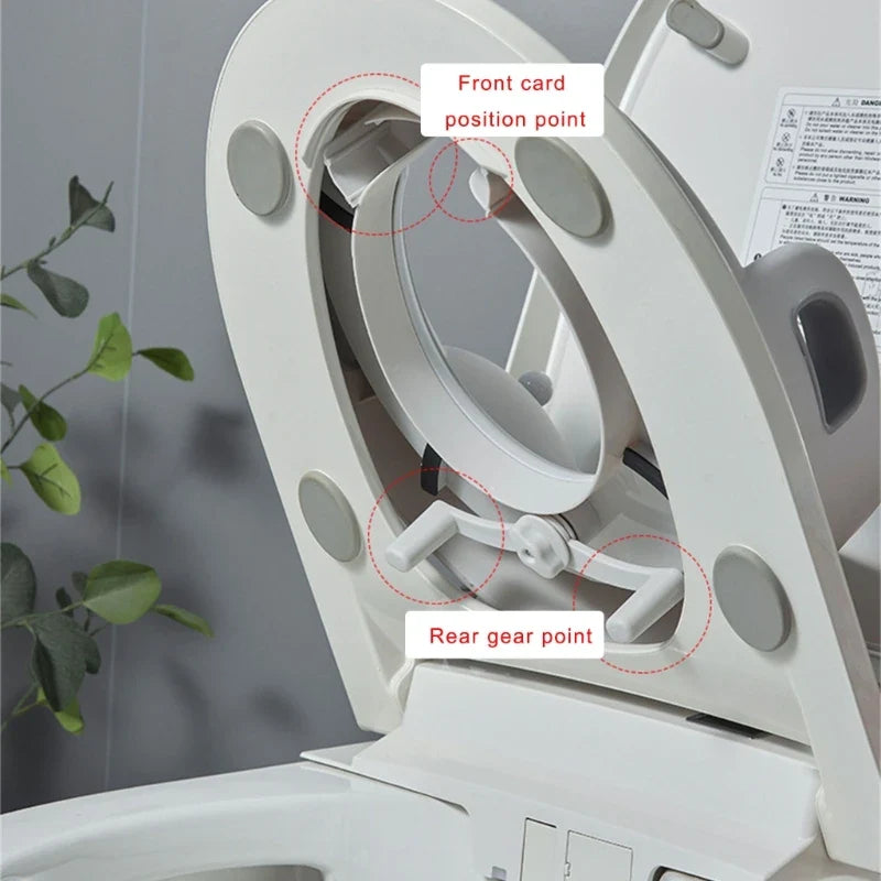 Nakładka na Toaletę do Nauki Czyszczenia – Antypoślizgowa i Wygodna | Dla Dzieci w Wieku od 6 Miesięcy do 5 Lat