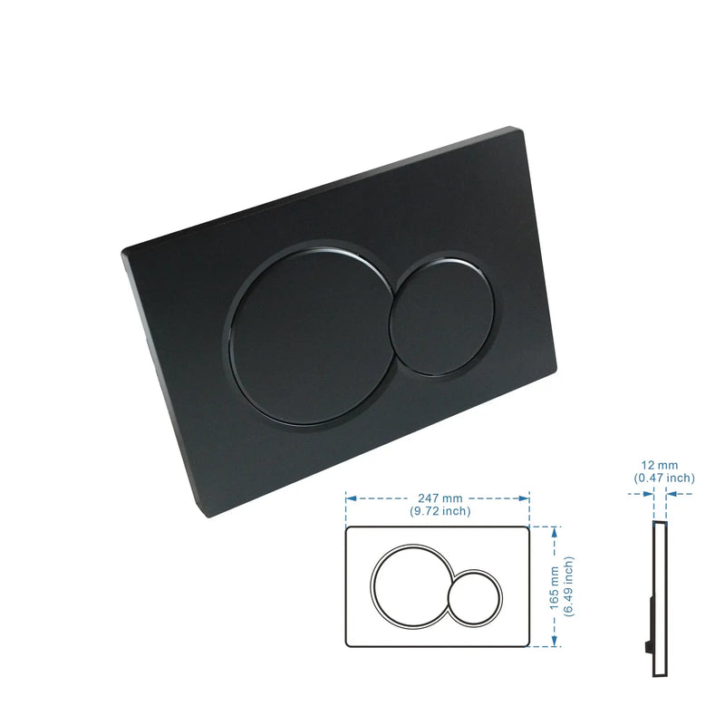 Podwójna Płyta Szpulowa Czarna | W zestawie Ramka & Zestaw Dźwigni Szpulowych