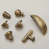 Vintage Mosiężne Uchwyty do Szafek i Szuflad