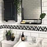 DecoMosaic Wodoodporne Mozaikowe Naklejki Ścienne