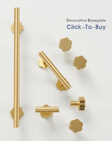 Nurlin Uchwyt Mebelowy T-Bar z Mosiądzu