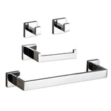 Zestaw łazienkowy | Stal nierdzewna | Jasny Srebrny – Trwały i Odporny na Korozję