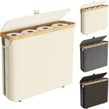 RollGuard Elegancki Kosz na Papier Toaletowy z Pokrywą