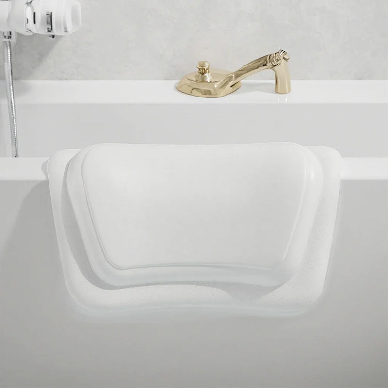 HydroLuxe Antypoślizgowa Poduszka do Kąpieli z Gąbką Silikonową i Pokrowcem z PU