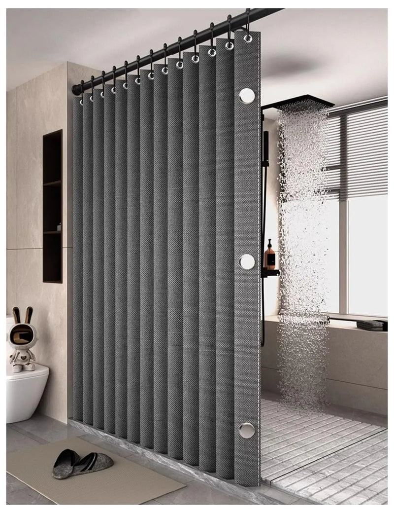 MagnaFold Składana Zasłona Prysznicowa z Magnesami