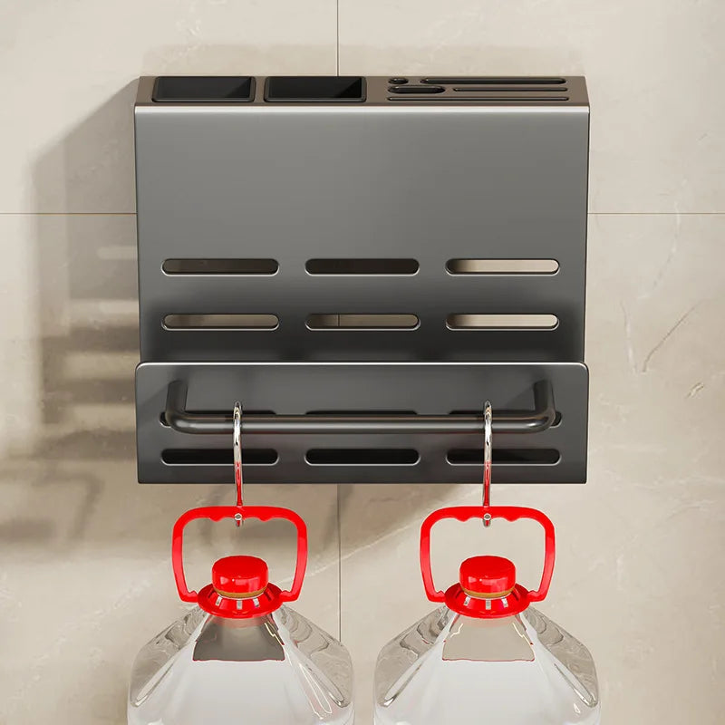 ChefSpace Ścienny Uchwyt na Noże z Organizerem na Deskę do Krojenia