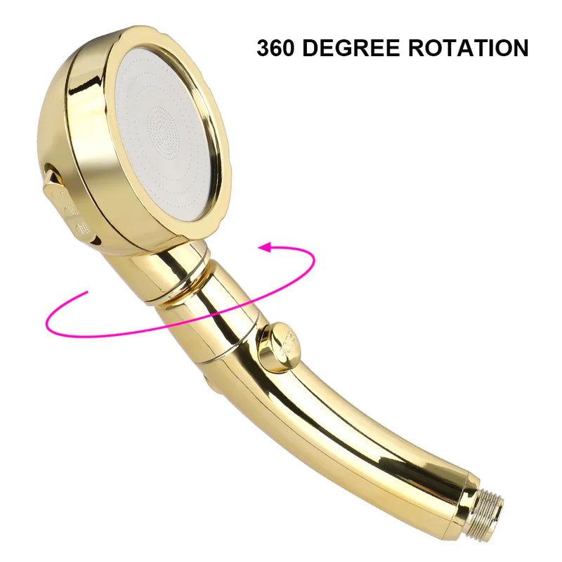 Obrotowa głowica prysznicowa z 3 trybami natrysku