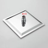 Kwadratowa Deszczownica | Stal Nierdzewna SUS304 | Wysokie Ciśnienie | Montaż Sufitowy