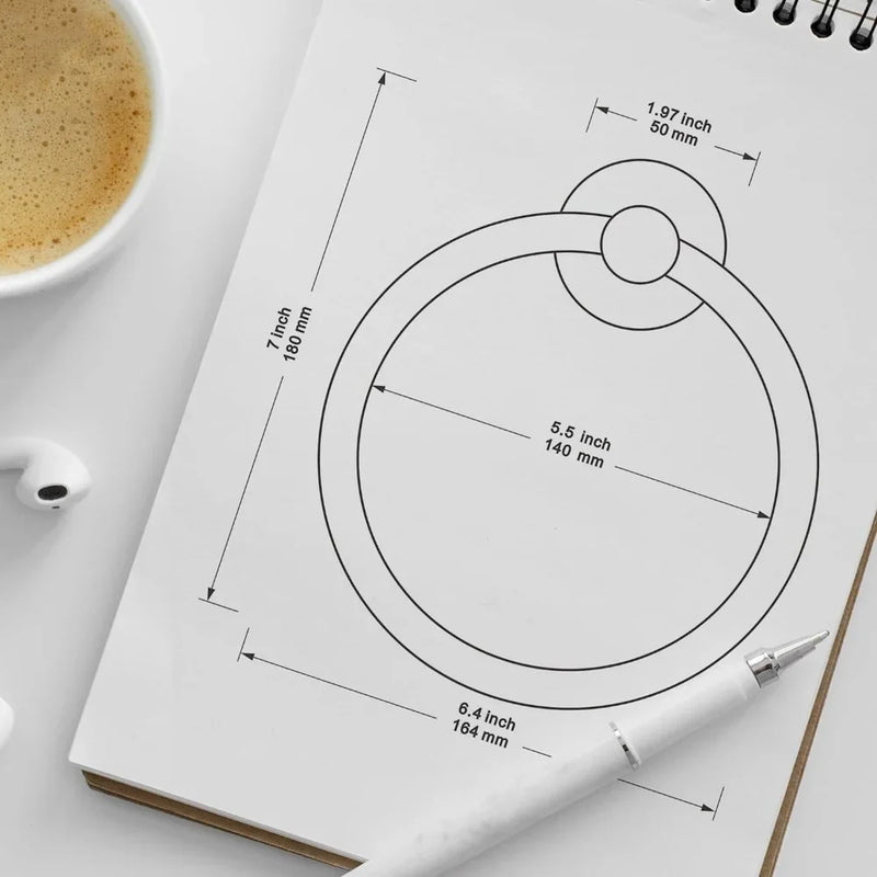 Ręcznikowiec | Stal Nierdzewna | Lakierowane Wykończenie