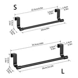 CabinHang – Stojak na ścierkę kuchenną ze stali nierdzewnej bez wiercenia