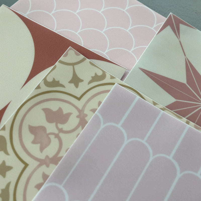 BohoTerracotta Samoprzylepne Naklejki na Płytki