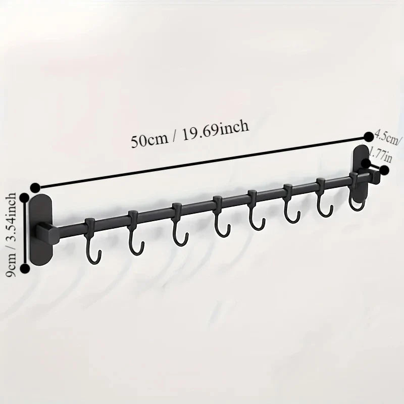 CookEase Organizer Ścienny do Kuchni – Wielofunkcyjny Organizer na Pokrywki, Łopatki & Akcesoria Kuchenne