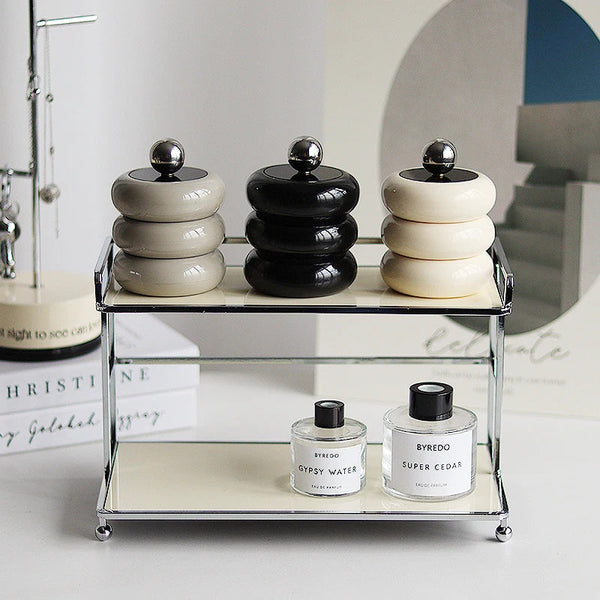 CeramiLux Kreatywny Ceramiczny Słoik do Przechowywania z Pokrywką