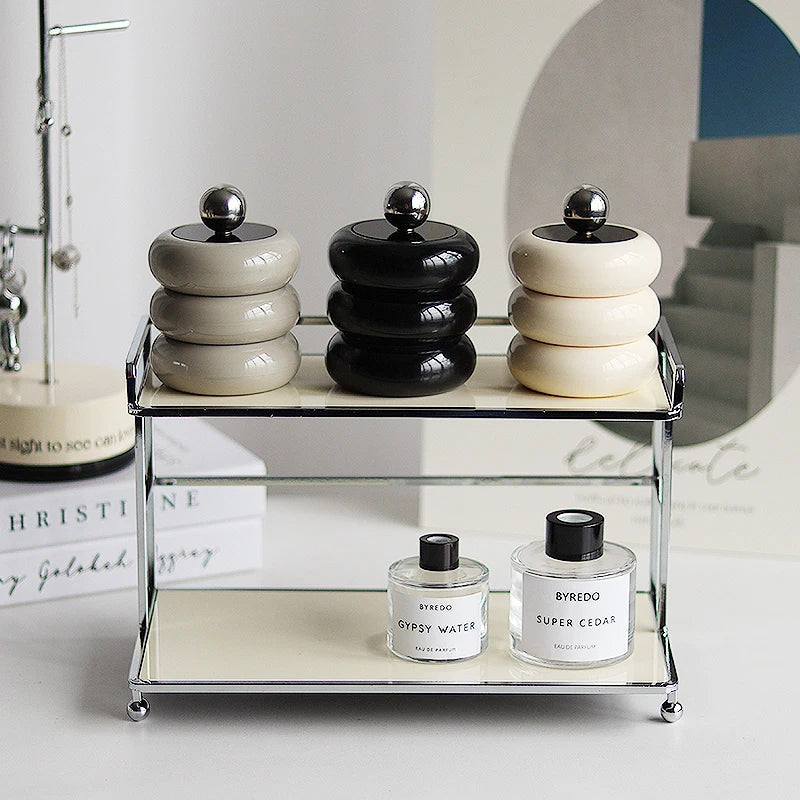 CeramiLux Kreatywny Ceramiczny Słoik do Przechowywania z Pokrywką