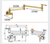 RoyalPour – Luksusowy Złoty Wysuwany Kran Nalewak do Garnków