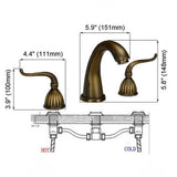 Klasyczna Bateria Umywalkowa w Antycznym Wykończeniu z Mosiądzu – Styl Vintage i Rustykalny Komfort