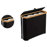 RollGuard Elegancki Kosz na Papier Toaletowy z Pokrywą