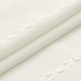 RustiCotton Zasłona Prysznicowa – Wodoodporna i Gruba w Stylu Płóciennym