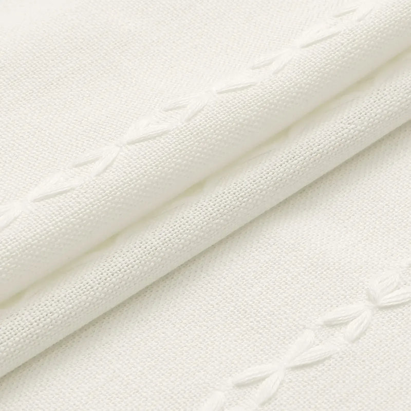 RustiCotton Zasłona Prysznicowa – Wodoodporna i Gruba w Stylu Płóciennym