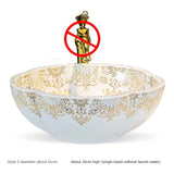 Ręcznie malowana ceramiczna miska WC | Okrągła | 9L