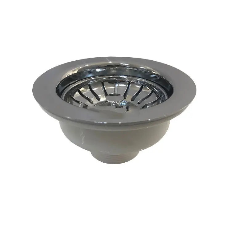 Zatyczka do odpływu kuchennego NordicCopper – 3,5 cala | Stary Mosiądz | Polerowane Wykończenie | Miedź Antyczna