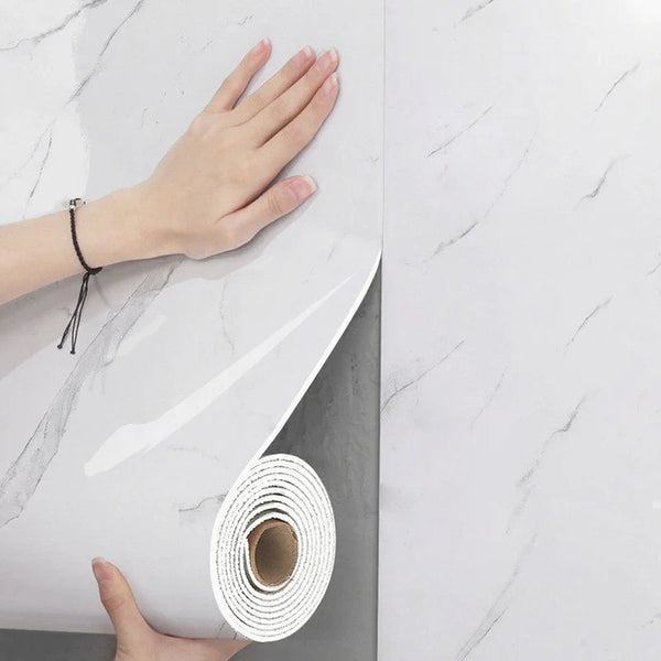 MarbleDream – Luksusowe Samoprzylepne Oboje Marmurowe z Warstwą Pianki