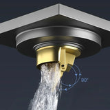 AquaShield Kwadratowa Stalowa Odpływ Podłogowy