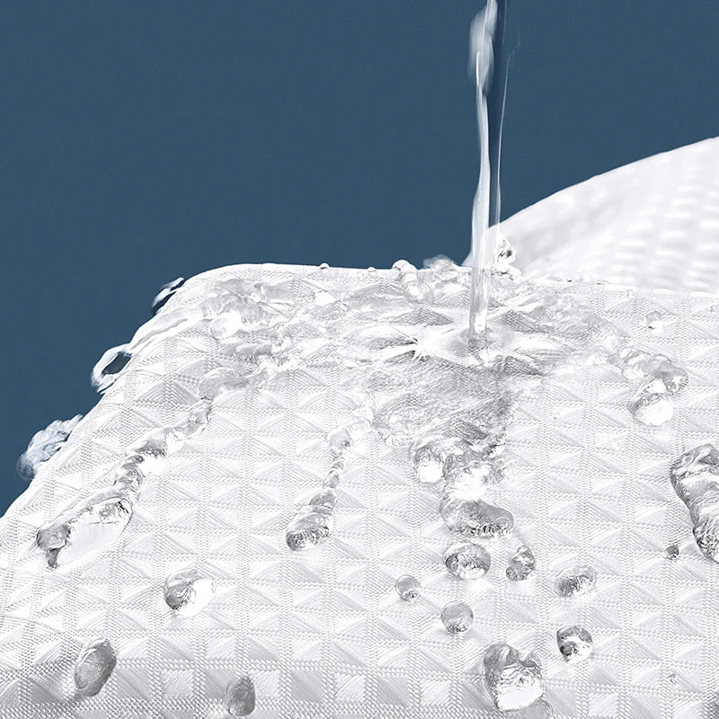 AquaWafel Luxe Zasłona Prysznicowa – Ekstra Gruby Wzór Wafelkowy