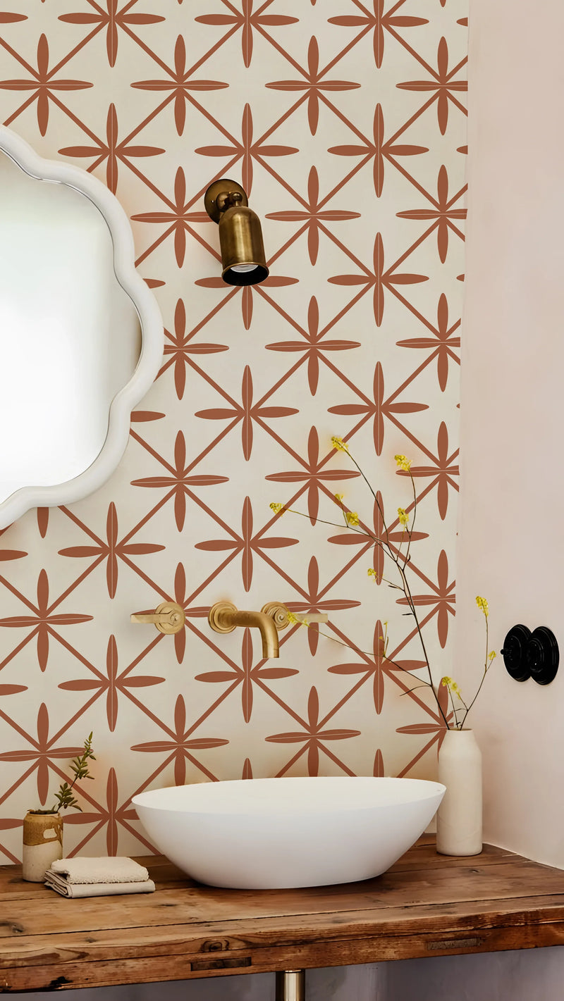 BohoTerracotta Samoprzylepne Naklejki na Płytki