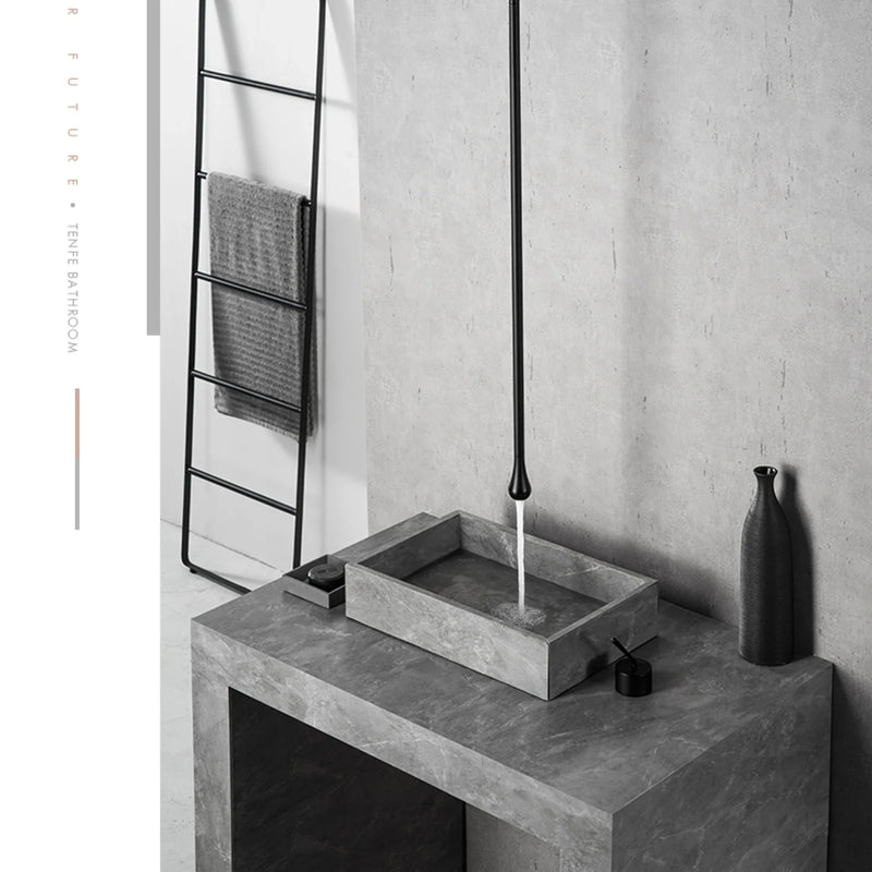 Luksusowa mosiężna bateria sufitowa