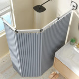 EasyTimes 2025 Składany Zestaw Zasłon Prysznicowych