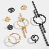 Okrągły Uchwyt Meblowy – Powłoka Cynkowa | 64–256 mm Rozstaw Otworów | Nowy Styl Chiński