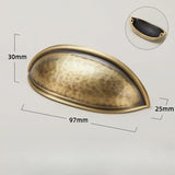 Vintage Mosiężne Uchwyty do Szafek i Szuflad