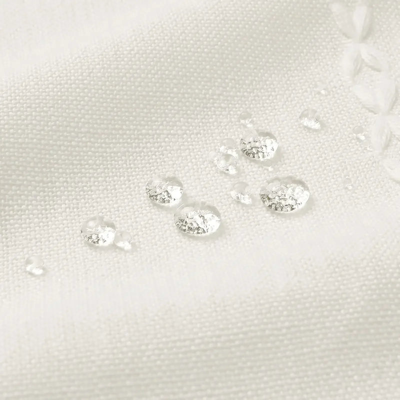 RustiCotton Zasłona Prysznicowa – Wodoodporna i Gruba w Stylu Płóciennym