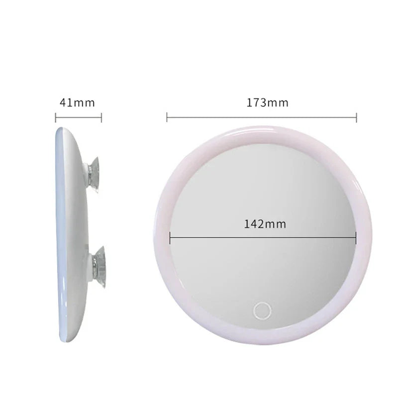 VisiLuxe 10X Powiększające Lustro do Makijażu z LED