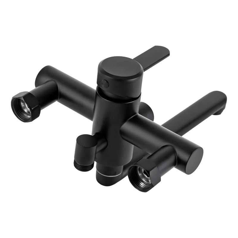 AquaFlex Kran ścienny z wylewką boczną – 360° Obrotu