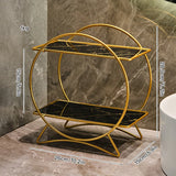 AureliaTower Luksusowy 2-Poziomowy Organizer Kosmetyczny