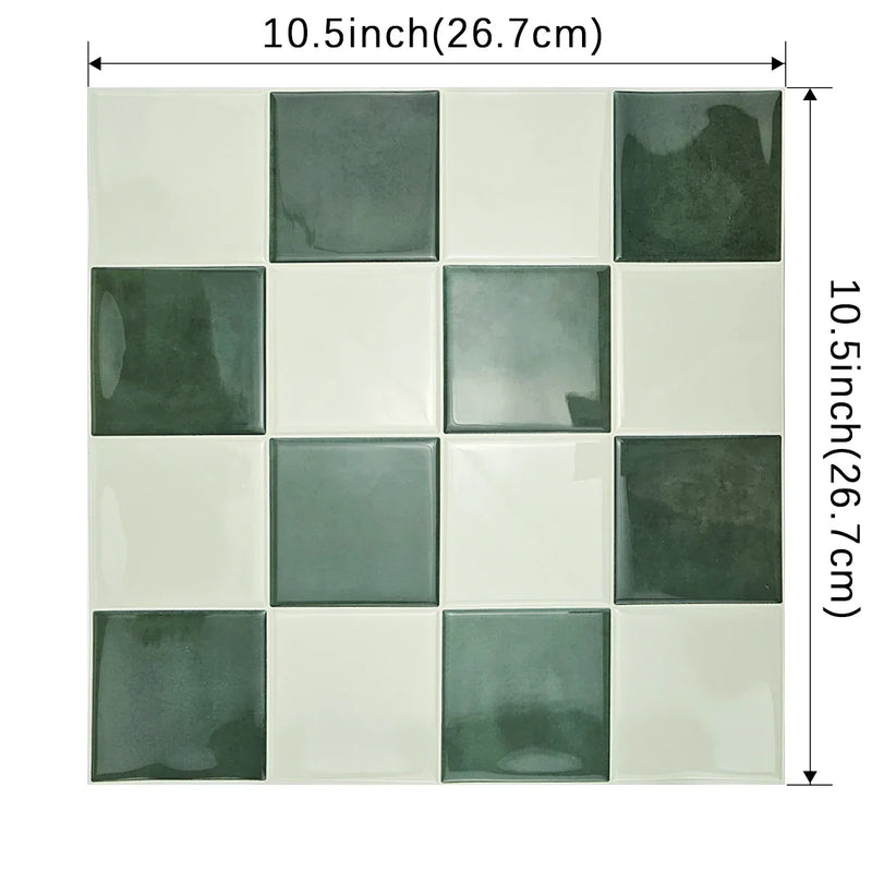 MosaicoLux – 3D Mozaik Samoprzylepne Płytki Ścienne (10/30 sztuk)