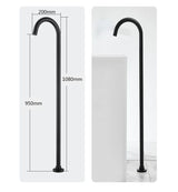 Wolnostojący bateria wannowa – jeden uchwyt | ciepła i zimna woda | montaż podłogowy | różne kolory