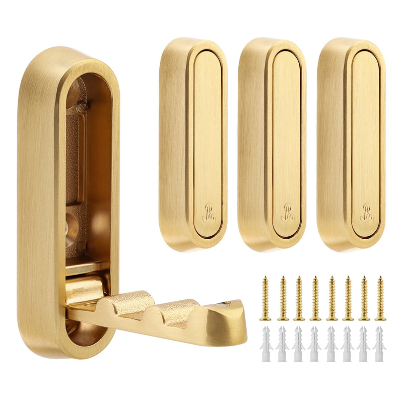 FoldMate 4-częściowy zestaw – Składany hak ścienny ze stopu cynku